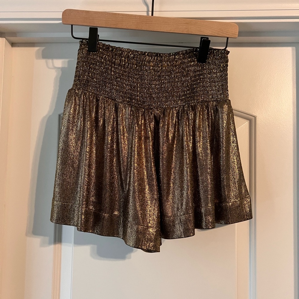 Gold shorts